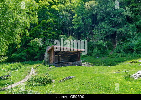 Un rifugio in montagna Vitosha, vicino Sofia Foto Stock