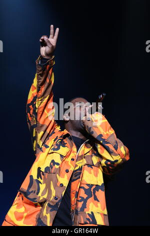 New York, Stati Uniti d'America. Il 4 settembre, 2016. ASAP Ferg esegue a Bad Boy Reunion concerto presso il Madison Square Garden, 4 settembre 2016 a New York City. Credito: MediaPunch Inc/Alamy Live News Foto Stock