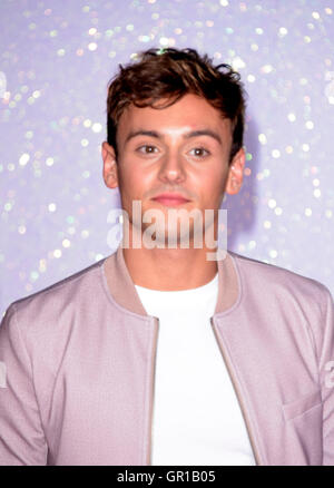 Londra, Regno Unito. 5 Settembre, 2016. Tom Daley frequentando la Premiere mondiale di Bridget Jones presso Odeon Leicester Square Londra lunedì 5 settembre 2016 Credit: Peter Phillips/Alamy Live News Foto Stock