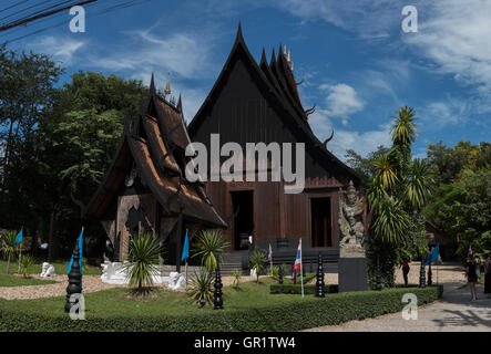 Nero della casa (Baan Dam), Chiang Rai, Thailandia Foto Stock