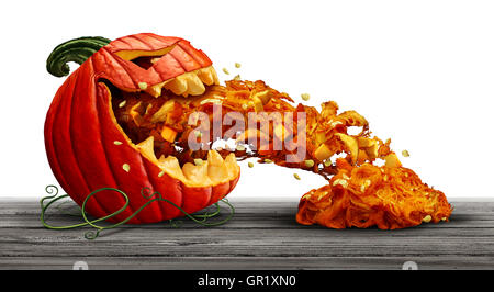 Vomiting halloween pumpkin immagini e fotografie stock ad alta risoluzione  - Alamy