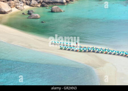 Asian tropical beach paradise in Thailandia Foto Stock