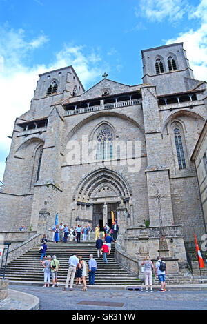 L'abbazia benedettina di La Chaise-Dieu Haute Loire Auvergne Francia Foto Stock