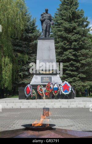 Monumento commemorativo di II Guerra Mondiale, Zelenogradsk, ex Cranz, la regione di Kaliningrad, Russia, Foto Stock