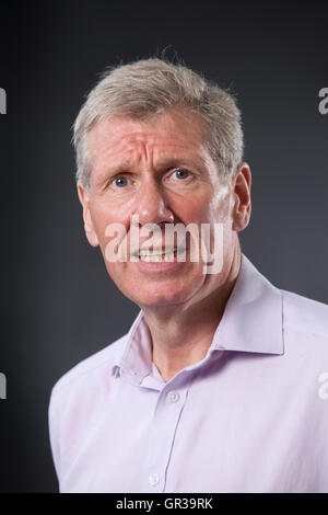 Kenny MacAskill, Scottish ex SNP di Gabinetto per la giustizia e l'autore, a Edinburgh International Book Festival. Edimburgo, Scozia. 21 Agosto 2016 Foto Stock