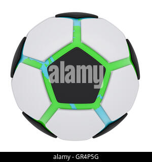 Pallone da calcio costituito da parti indipendenti Foto Stock