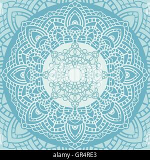 Indiano ornamento di pizzo. Illustrazione Vettoriale