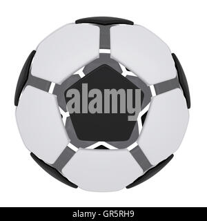 Pallone da calcio costituito da parti indipendenti Foto Stock