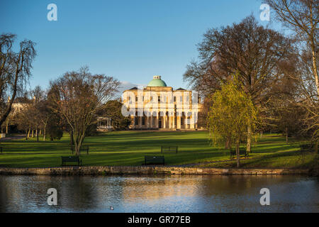 Pitville Pump Room e Cheltenham, Gloucestershire, Regno Unito Foto Stock