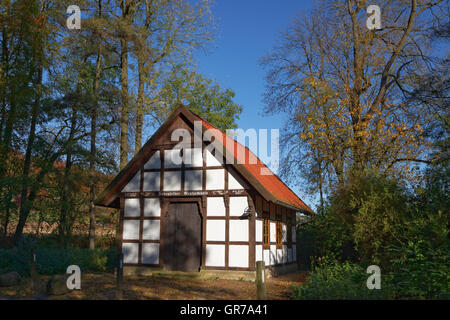 Hagen, Osnabrueck paese, Gellenbecker mulino in Bassa Sassonia, Germania Foto Stock