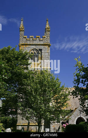 Gwithian, Penwith, Gwithian Chiesa Parrocchiale, Cornwall, Regno Unito Foto Stock