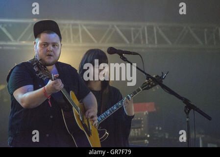 Di mostri e uomini a Ruisrock 2015 Foto Stock