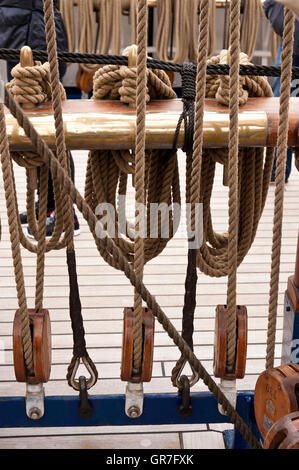 Il tedesco Tall Ship Gorch Fock Foto Stock