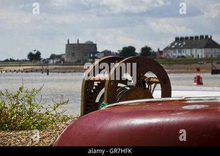 Vecchio Felixstowe Ferry Bawdsey Fiume Deben estuario Foto Stock