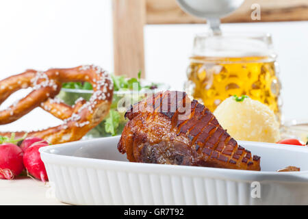 Arrosto di maiale Foto Stock