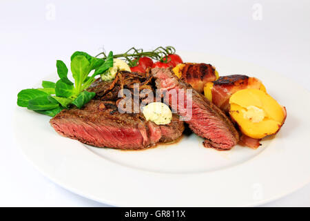 Bistecca di occhio di RIP Foto Stock