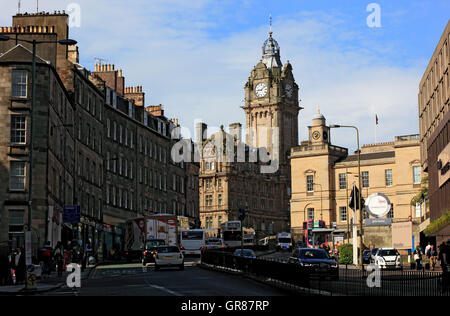 La Scozia, Edimburgo, Balmoral hotel nel centro citta', Centro citta' Foto Stock