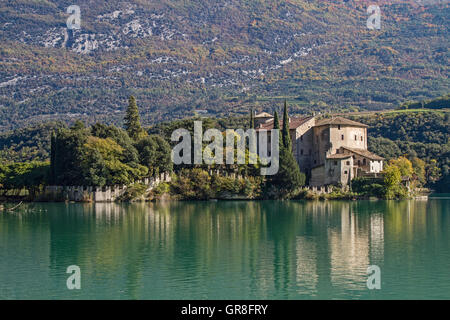 Castello di Toblino in Trentino Foto Stock