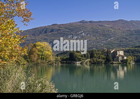 Castello di Toblino in Trentino Foto Stock