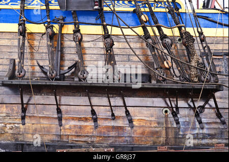 Svedese vecchia nave a vela Götheborg Foto Stock