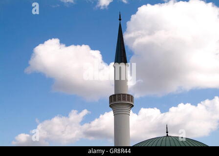 Moschea a Hubertusdamm In Vienna Floridsdorf Foto Stock