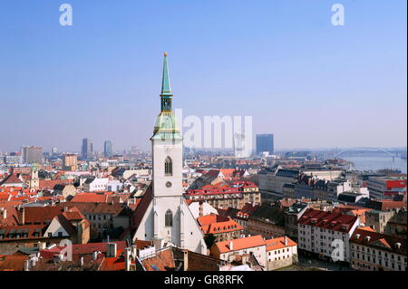 Martins nella cattedrale di Bratislava Foto Stock