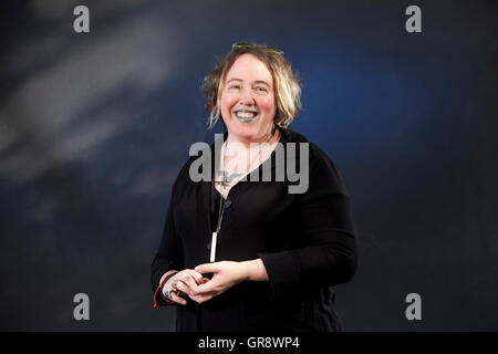 Kelly Link, l'editore americano e autore di storie brevi, a Edinburgh International Book Festival. Edimburgo, Scozia. 28 Agosto 2016 Foto Stock