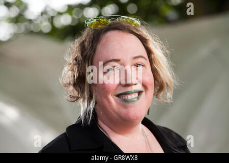 Kelly Link, l'editore americano e autore di storie brevi, a Edinburgh International Book Festival. Edimburgo, Scozia. 28 Agosto 2016 Foto Stock