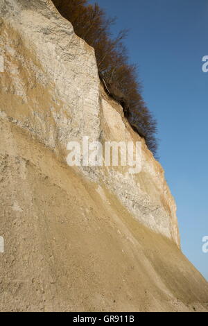 Chalk Cliffs Jasmund National Park, Ruegen Isola, Meclenburgo-Pomerania Occidentale, Germania Foto Stock