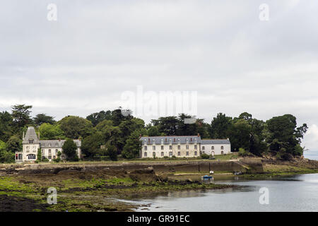 Isola di Tristan Tristan L Ile In Douarnenez, Finisterre, Bretagna Francia Foto Stock