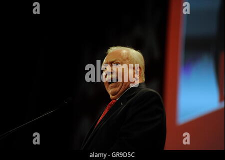 Evento di campagna con il dottor Michael HÄUPL Foto Stock