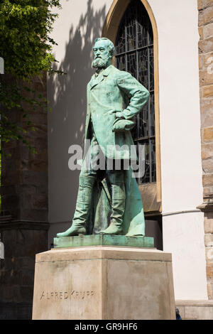 Alfred Krupp monumento Foto Stock