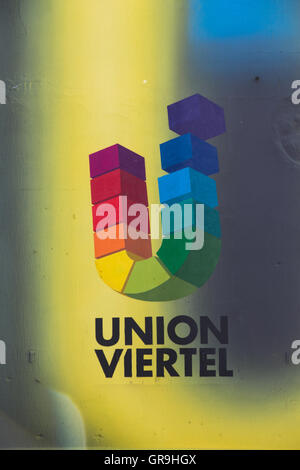 Distretto Pubblicità Foto Stock