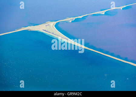 Saline Walvis Bay Namibia Foto Stock