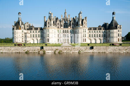 Castello di Chambord Loira Francia Foto Stock