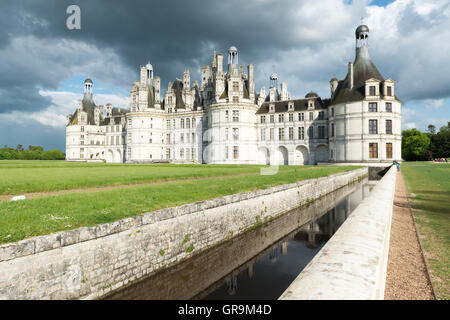 Castello di Chambord Loira Francia Foto Stock