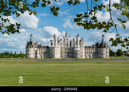 Castello di Chambord Loira Francia Foto Stock