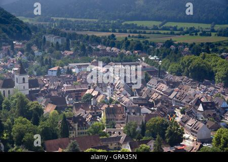 Staufen im Breisgau, Foresta Nera, Baden-Württemberg, Germania, Europa Foto Stock