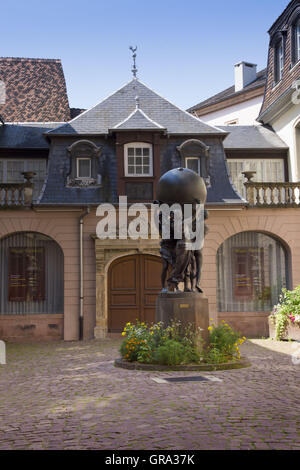 Il museo Bartholdi, Colmar, Alsazia, Francia, Europa Foto Stock