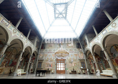 Interno della Villa Medicea La Petraia, Firenze,Italia Foto Stock