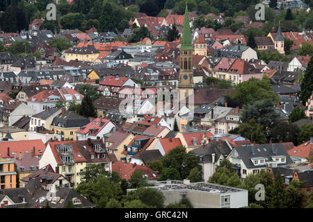 Le abitazioni private in Freiburg Foto Stock