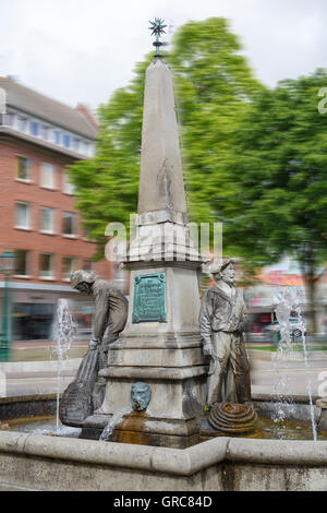 Fürbringer Fontana di Emden, Frisia orientale Foto Stock