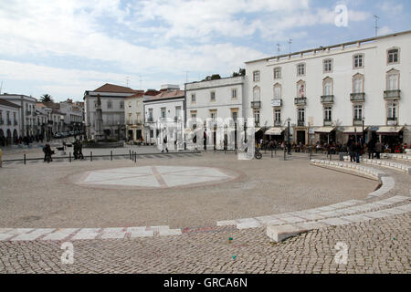 Marketplace di Tavira Foto Stock