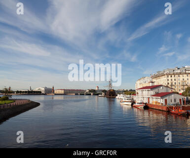 Il Kronverksky stretto a San Pietroburgo, Russia. Foto Stock