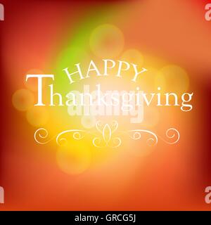 La Giornata del ringraziamento card Illustrazione Vettoriale