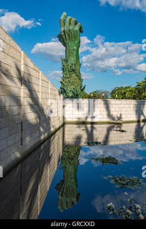 Florida, Miami Beach, il Memoriale dell'Olocausto, Kenneth Treister scultore e designer Foto Stock