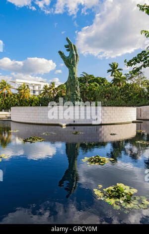 Florida, Miami Beach, il Memoriale dell'Olocausto, Kenneth Treister scultore e designer Foto Stock