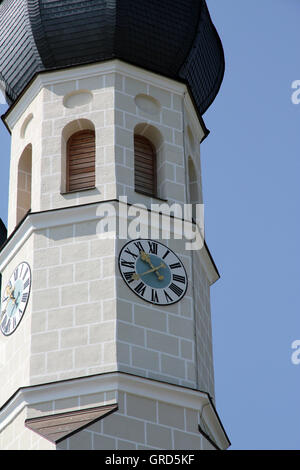 Chiesa Heilige Dreifaltigkeit Weihenlinden Foto Stock