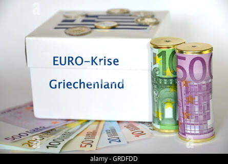 Crisi euro Grecia Foto Stock