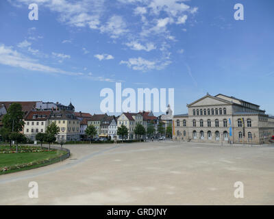 Theatre Coburg, Schlossplatz Alta Franconia Foto Stock